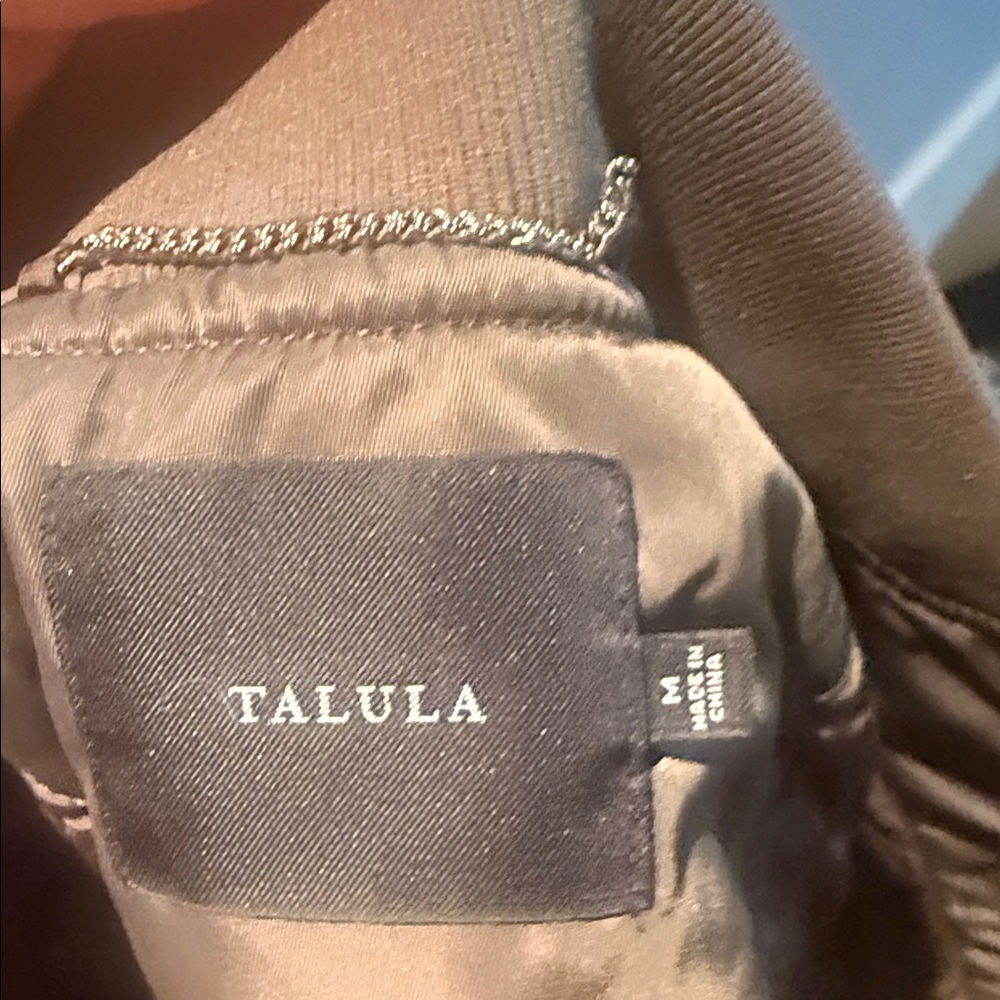 Talula Khaki Bomber Jacket - Picture 2 of 3